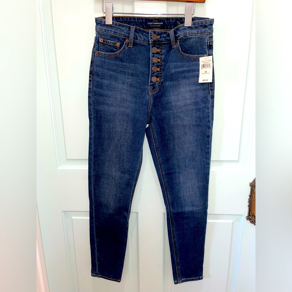 NWT Lucky Brand Bridgette Skinny ankle Jean in size 6/28